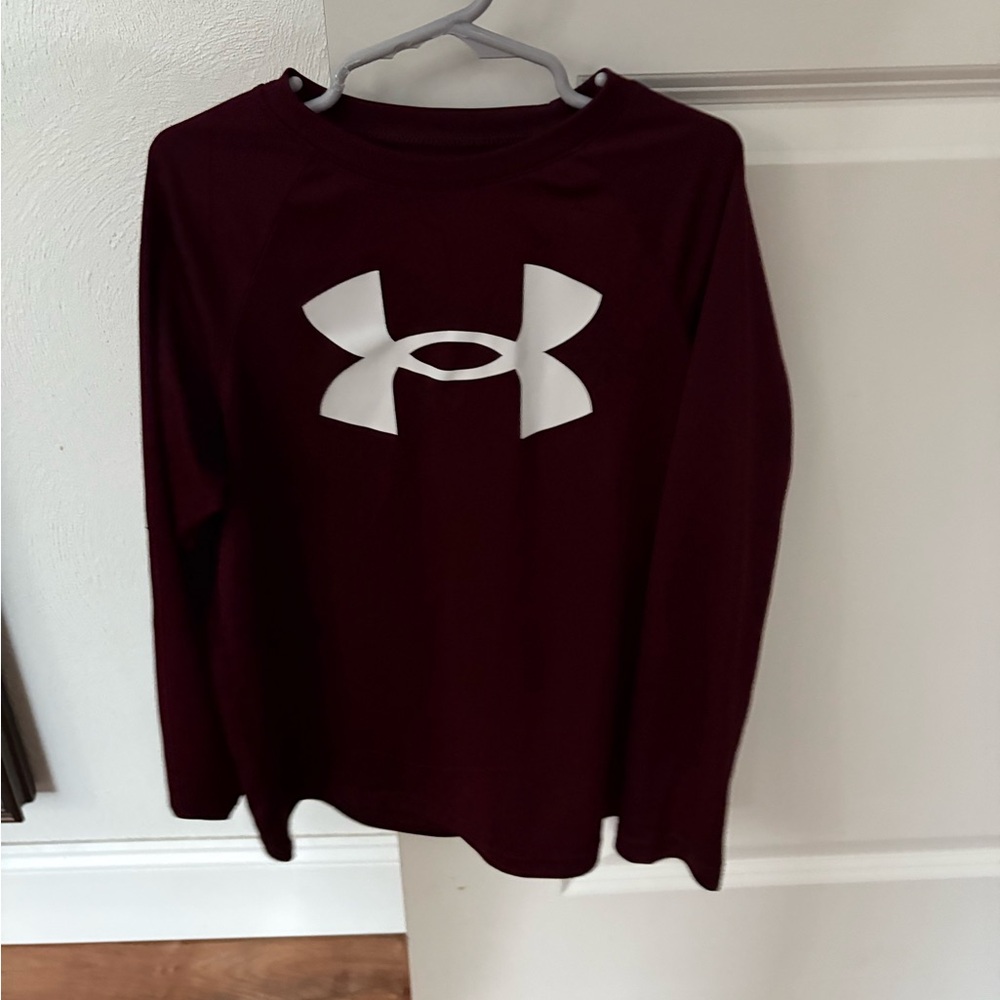 Under Armour Maroon Long Sleeve Shirt